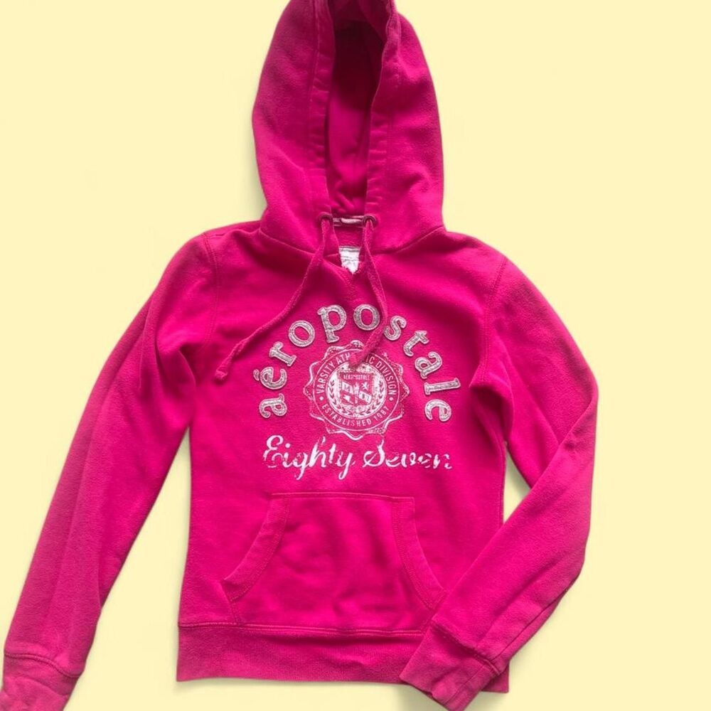 Aeropostale Women's Pink Hoodie